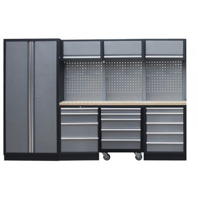 Zostava PROFI dielenského nábytku s pojazdným vozíkom 7ks - TGS1300VZ