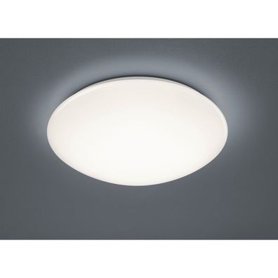 Biele guľaté stropné LED svietidlo Trio Putz, priemer 40 cm
