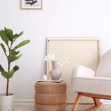Plyšový puf Boum 40 cm, ťavia farba