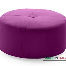 Veľký okrúhly taburet ROUND, fialová (viky 19)