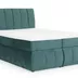 Posteľ Boxspring Vincenzia 200x180, červená (látka - bvi 16)