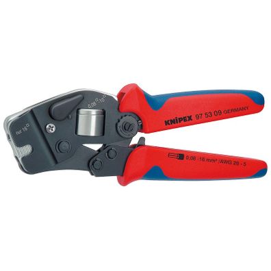 Samonastaviteľné kliešte pre lisovanie káblových koncoviek brunýrované 190 mm - 975309