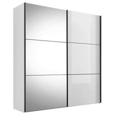 Moderano SKRIŇA S POS. DVER. – HOR.VED, biela, 167/222/68 cm