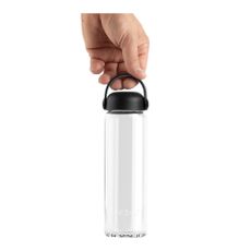 Čierna sklenená fľaša 540 ml Fuori – Vialli Design