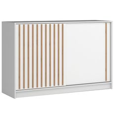 Komoda Royal biela/lamela dub wotan