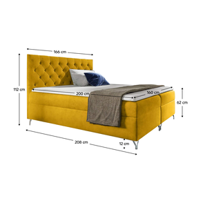 Boxspringová posteľ GUINEVRA 5 Tempo Kondela 160 cm