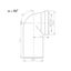 Bruckner - Koleno 90° dopojenie k WC 11 cm biela