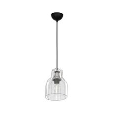 Luster na lanku ARIA 1xE27/60W/230V strieborná