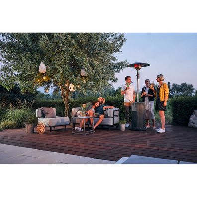 Sivá tepelná plynová lampa ENDERS Fancy