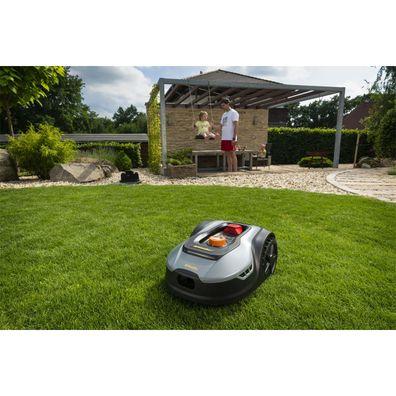 Riwall PRO RRM 650 APP robotická akumulátorová kosačka 600 m2 s možnosťou ovládania cez WiFi alebo Bluetooth
