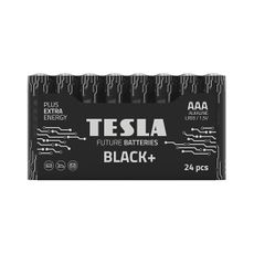 Tesla Batteries - 24 ks Alkalická batéria AAA BLACK+ 1,5V 1200 mAh