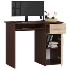 Počítačový stôl PIN wenge/dub sonoma