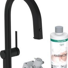 Drezová batéria Hansgrohe Aqittura bez výpuste matná čierna 76800670