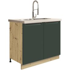 Skrinka do kuchyne Glamour13d Green