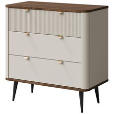 Komoda 90 Marly 11 3s orech/Kašmír