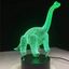 3Dmix 3DL-DFS045 – 3D LED nočná lampa - Diplodokus (Aroma)