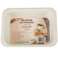 Plech na pečenie s pečiatkou 29 cm x 22 cm x 60 cm hnedý
