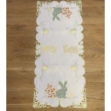 Veľkonočný obrus Vajíčka farebné 40x85cm TiaHome
