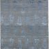 Diamond Carpets koberce Ručne viazaný kusový koberec Diamond DC-EKT 10 Silver / blue - 180x275 cm