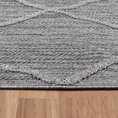 Ayyildiz , Kusový koberec Patara 4952 Grey – na von aj na doma, 80x150, šedá, chodba / predsieň