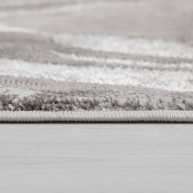Flair Rugs , Kusový koberec Eris Marbled Silver, 80x150, šedá, kancelária