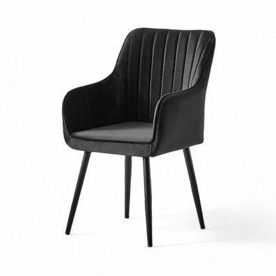 Sada jedálenských stoličiek Nova Black, 2 ks