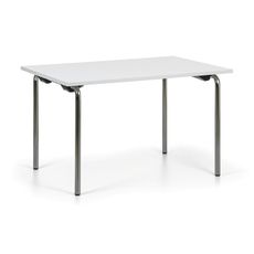 Skladací stôl SPOT, 120x80 cm, biela