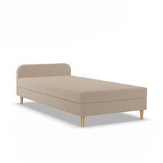 Čalúnená posteľ CASPE s čelom 90x200 cm s pružinovým matracom