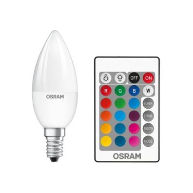 LED RGBW Stmievateľná žiarovka STAR E14/4,5W/230V 2700K + DO – Osram