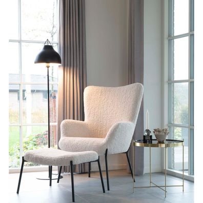 Okrúhly konferenčný stolík v zlatej farbe ø 48 cm Venezia - House Nordic
