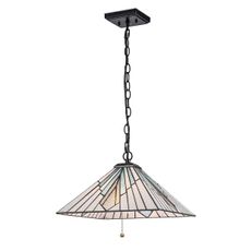 Elstead TF-ALDERLEY-P - Luster na reťazi ALDERLEY 2xE27/60W/230V