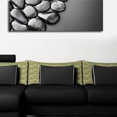 Hanah Home Obraz s led osvetlením Stone 90x30 cm