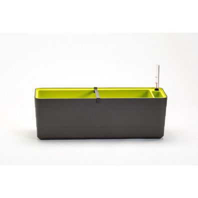 Plastia Samozavlažovací truhlík Berberis 60, antracit + zelená, 60 cm