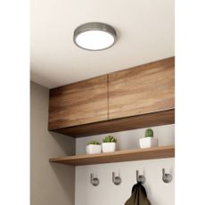 Sivé LED stropné svietidlo FUEVA 5 – EGLO