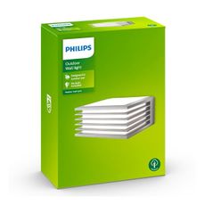 Philips - Vonkajšie nástenné svietidlo SHADES 1xE27/15W/230V IP44 šedá