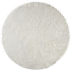 Flair Rugs koberce Kusový koberec Faux Fur Sheepskin Ivory kruh - 120x120 (priemer) kruh cm