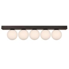 Zuma Line 1202 - Stropné svietidlo SPHERE 5xG9/8W/230V čierna