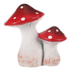 Záhradná dekorácia Hríb, 16 x 10 x 16 cm, terakota
