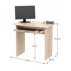 KONDELA Verner New pc stolík dub sonoma