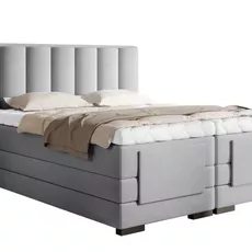 Kontinentálna posteľ VENETA boxspring s elektrickým polohovaním 200X180, šedá (Sola 04)