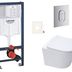 Závesný wc set do ľahkých stien / predstenová montáž Swiss Aqua Technologies Infinitio SIKOGRSIN10A