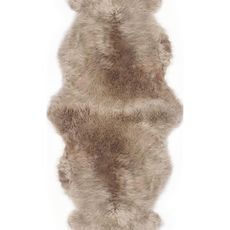 XXXL OVČIA KOŽUŠINA, 60/180 cm, platinová