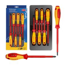Elektrické skrutkovače VDE Knipex 00 20 12 V01 (sada 6 ks) PL+PH