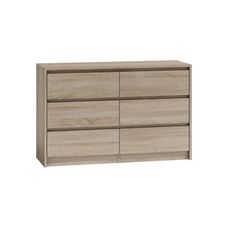 Komoda 6 zásuviek 120 cm Dub Sonoma