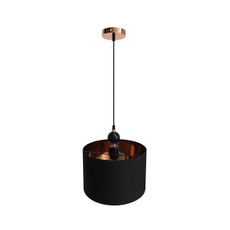 Luster na lanku MELBA 1xE27/60W/230V čierna