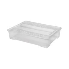 Úložný box TEX BOX 60 l priehľadný