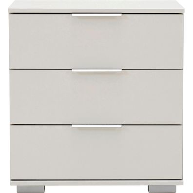 Carryhome NOČNÝ STOLÍK, biela, 52/58/38 cm