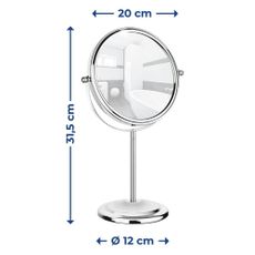 Kozmetické zväčšovacie zrkadlo (7x) ø 15 cm – Maximex