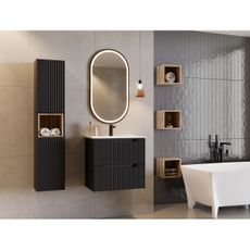 COMAD UM-2060RB DANCE 60 - Zapustené keramické umývadlo 62x40 cm, lesklá biela