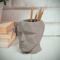 Organizér na písacie potreby z cementu Head – Balvi